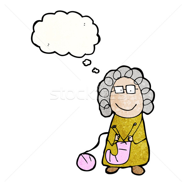 child's drawing of an old woman Stock photo © lineartestpilot