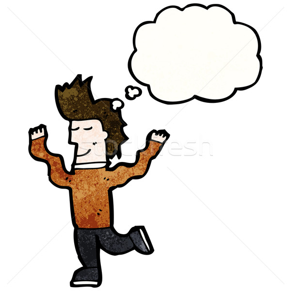 cartoon prancing man Stock photo © lineartestpilot