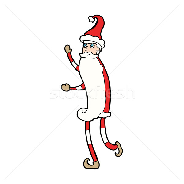 cartoon skinny santa Stock photo © lineartestpilot