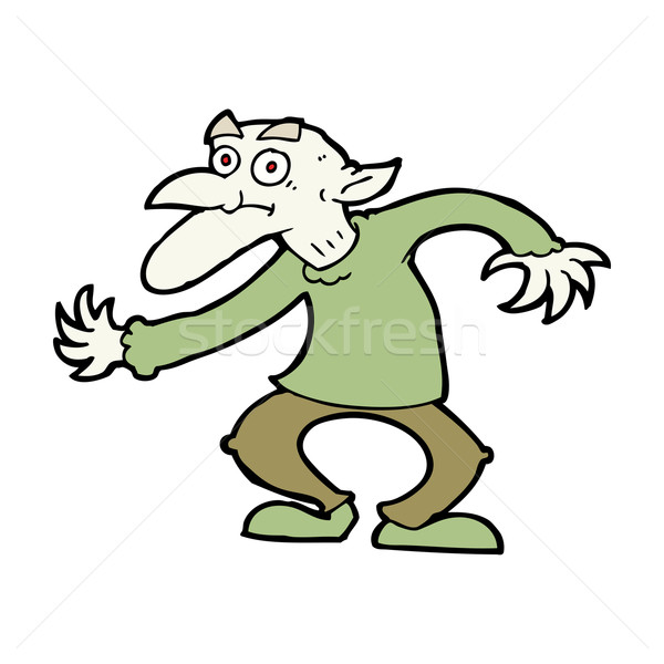 cartoon goblin Stock photo © lineartestpilot