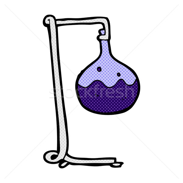 comic cartoon science experiment Stock photo © lineartestpilot