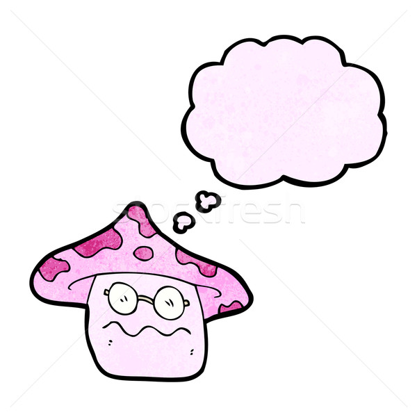 magic mushroom cartoon character Stock photo © lineartestpilot