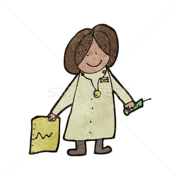 child's drawing of a doctor Stock photo © lineartestpilot