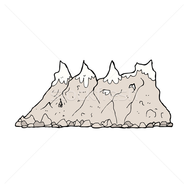 cartoon mountain range Stock photo © lineartestpilot