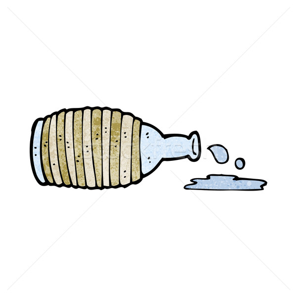 cartoon spilled bottle Stock photo © lineartestpilot