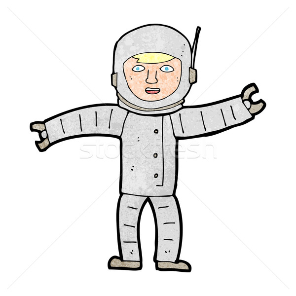 cartoon space man Stock photo © lineartestpilot