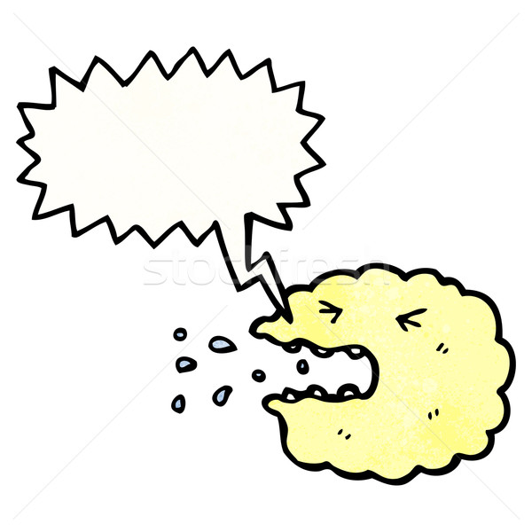 sneezing cloud cartoon Stock photo © lineartestpilot