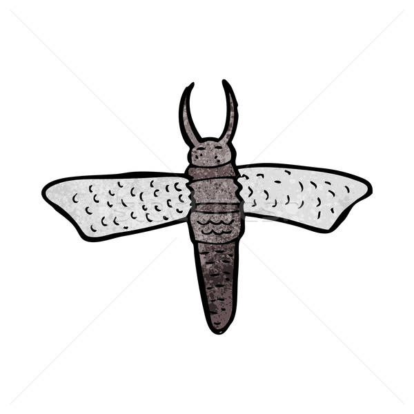 Desen animat bug mână proiect nebun tăia Imagine de stoc © lineartestpilot