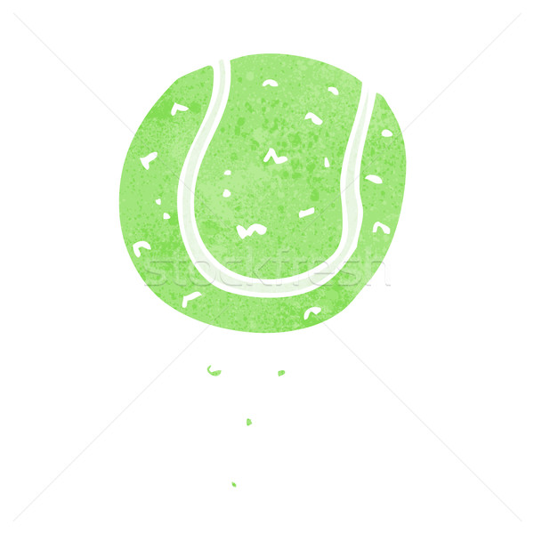 Cartoon теннисный мяч дизайна искусства теннис мяча Сток-фото © lineartestpilot