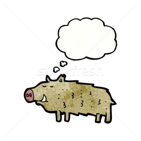 cartoon warthog Stock photo © lineartestpilot