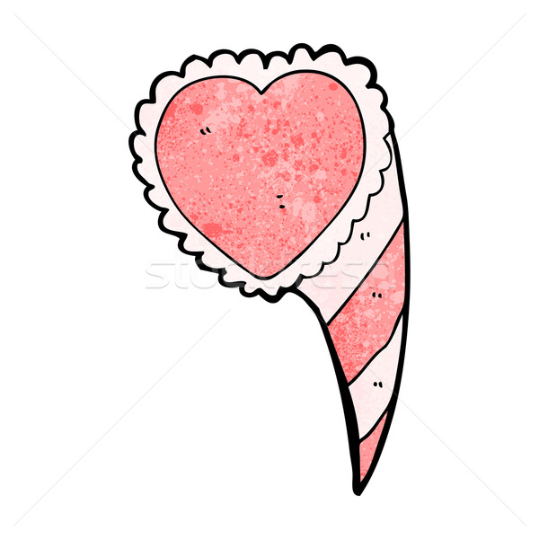 cartoon love heart symbol Stock photo © lineartestpilot