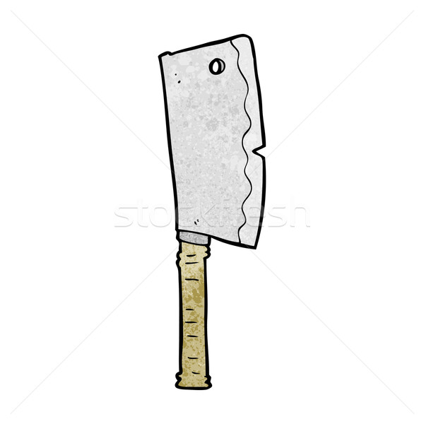 cartoon meat cleaver Stock photo © lineartestpilot