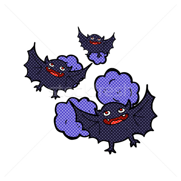 comic cartoon vampire bats Stock photo © lineartestpilot