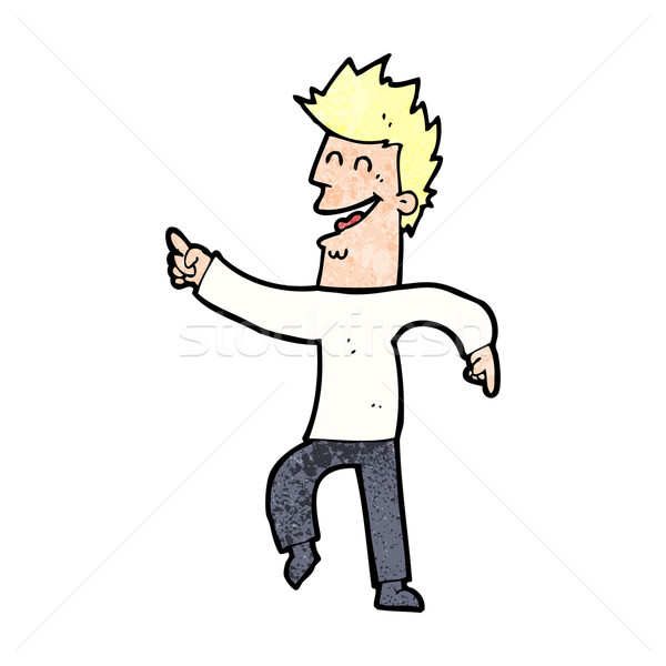 Desen animat om îndreptat râs mână proiect Imagine de stoc © lineartestpilot