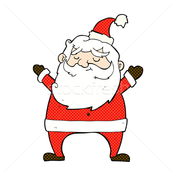 jolly santa comic cartoon Stock photo © lineartestpilot