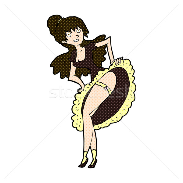 комического Cartoon фламенко танцовщицы ретро Сток-фото © lineartestpilot