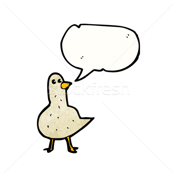 鳥 講話泡沫 質地 手 快樂 畫 商業照片 © lineartestpilot