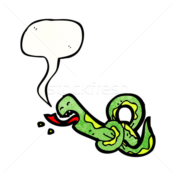 cartoon knotted snake Stock photo © lineartestpilot