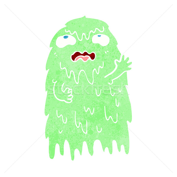 Desenho animado fantasma mão projeto louco assustador Foto stock © lineartestpilot