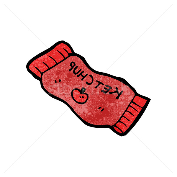 ketchup packet cartoon Stock photo © lineartestpilot
