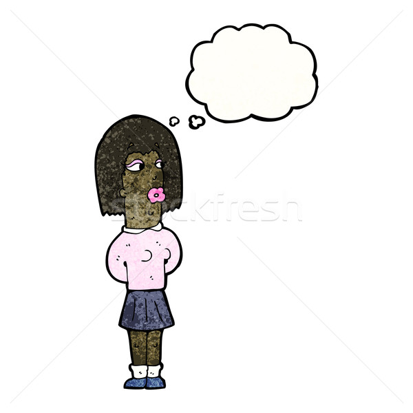 cartoon cross dresser Stock photo © lineartestpilot