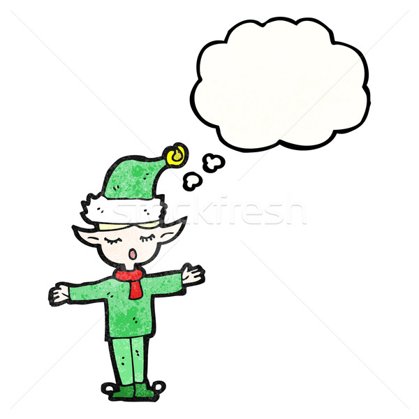 cartoon christmas, elf Stock photo © lineartestpilot