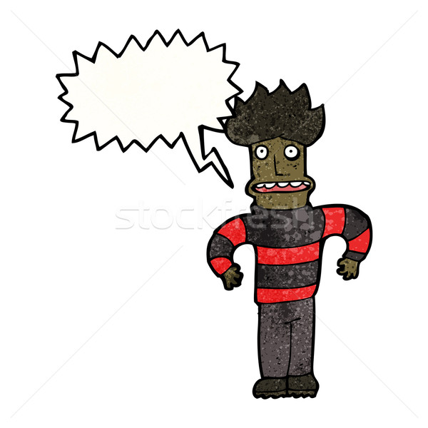 cartoon highly strung man Stock photo © lineartestpilot