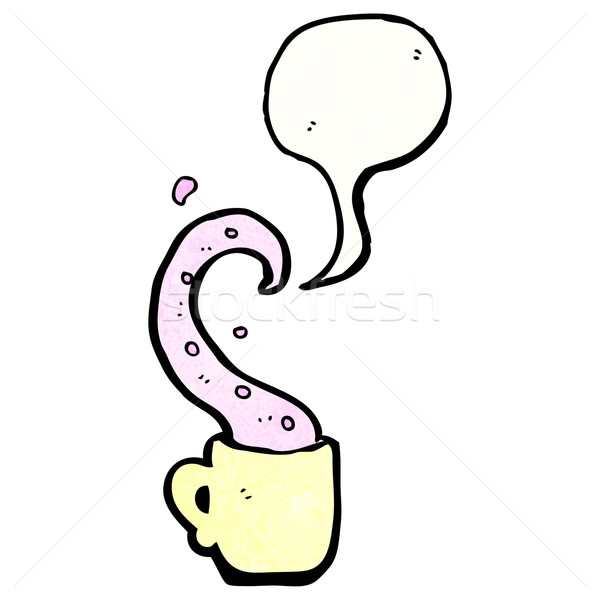 tentacle cup cartoon Stock photo © lineartestpilot