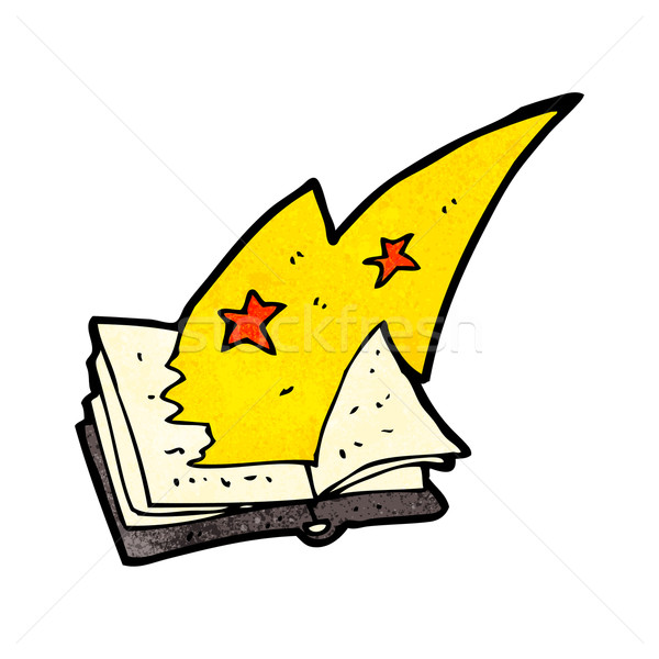 cartoon magic spell book Stock photo © lineartestpilot