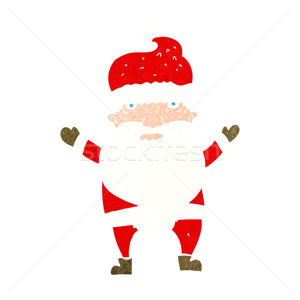 cartoon grumpy santa Stock photo © lineartestpilot