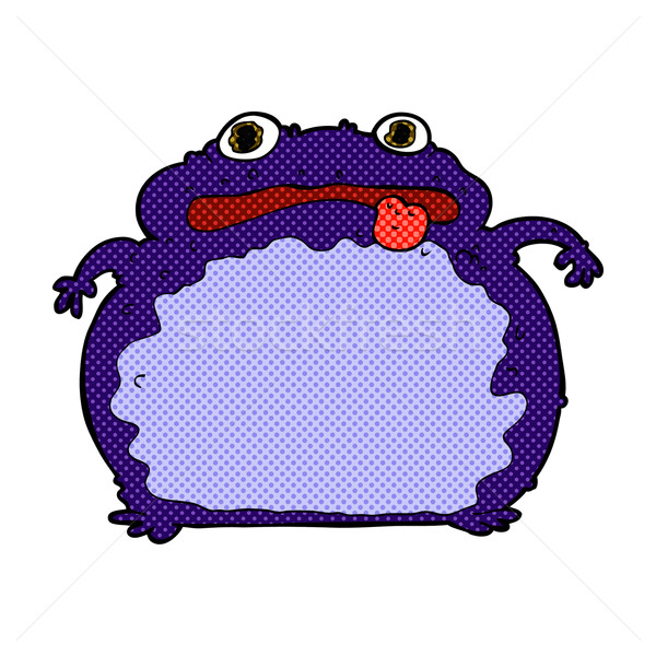 Stock photo: comic cartoon funny frog