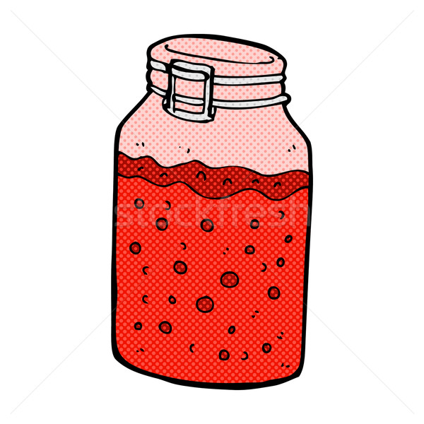 comic cartoon home made preserve Stock photo © lineartestpilot