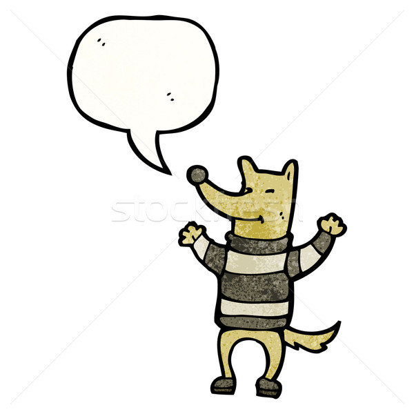 cartoon cool french dog Stock photo © lineartestpilot