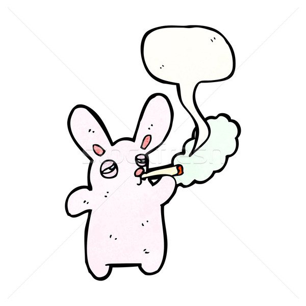 抽烟的兔子图片头像图片