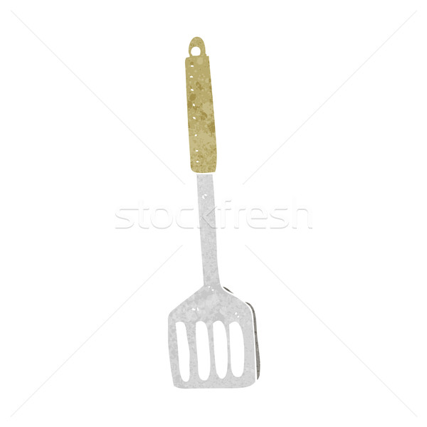 cartoon kitchen spatula Stock photo © lineartestpilot