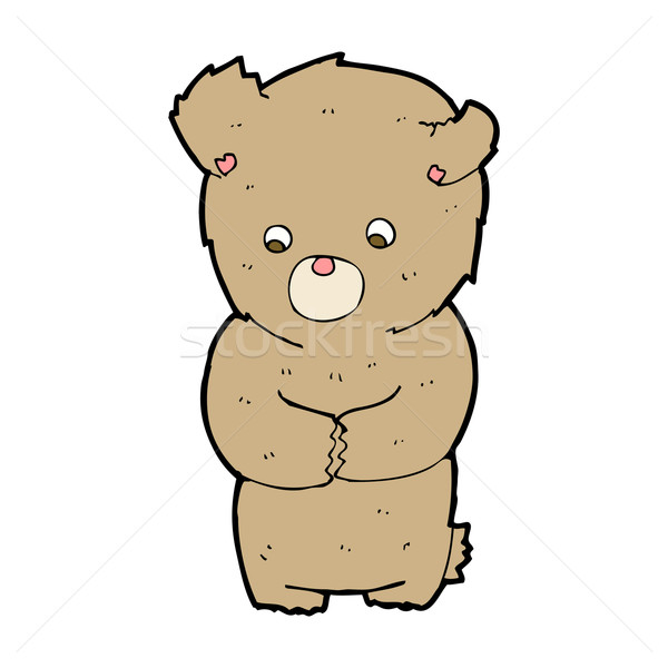 漫畫 害羞 泰迪熊 設計 藝術 動物 商業照片 © lineartestpilot