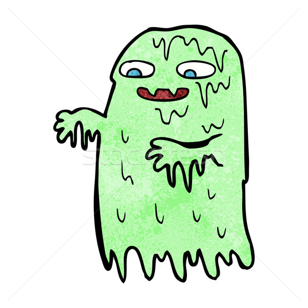 cartoon gross slime ghost Stock photo © lineartestpilot