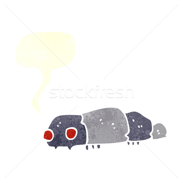 cartoon insect with speech bubble Stock photo © lineartestpilot
