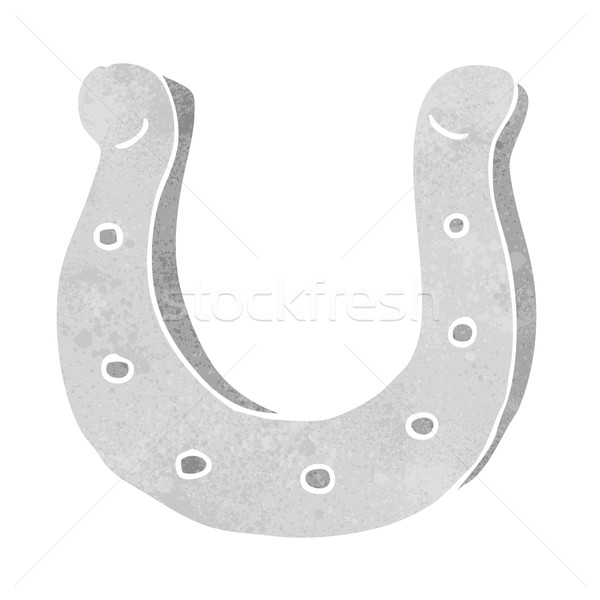 cartoon horseshoe Stock photo © lineartestpilot
