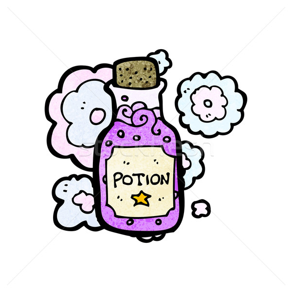 small potion bottle cartoon Stock photo © lineartestpilot