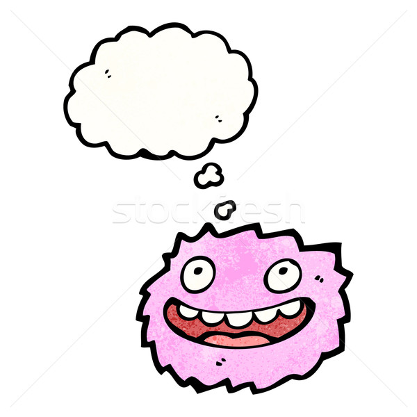 cartoon pink furry monster Stock photo © lineartestpilot