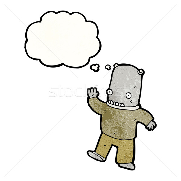 cartoon alien spaceman Stock photo © lineartestpilot