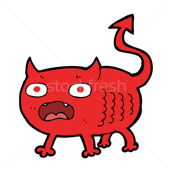 cartoon little imp Stock photo © lineartestpilot