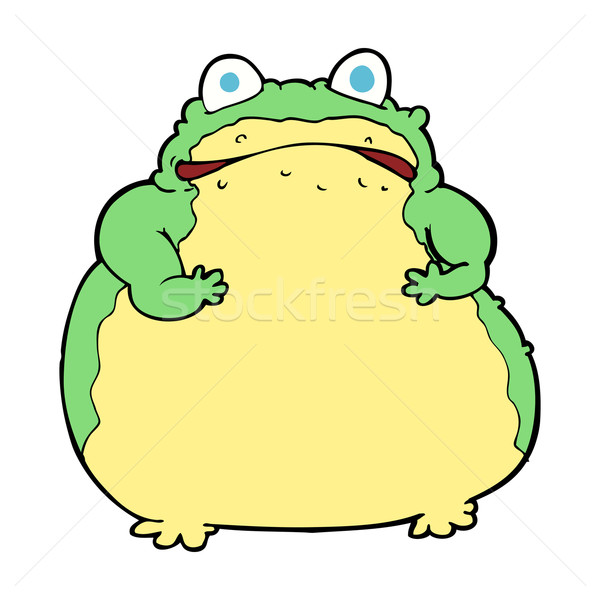 cartoon fat toad Stock photo © lineartestpilot