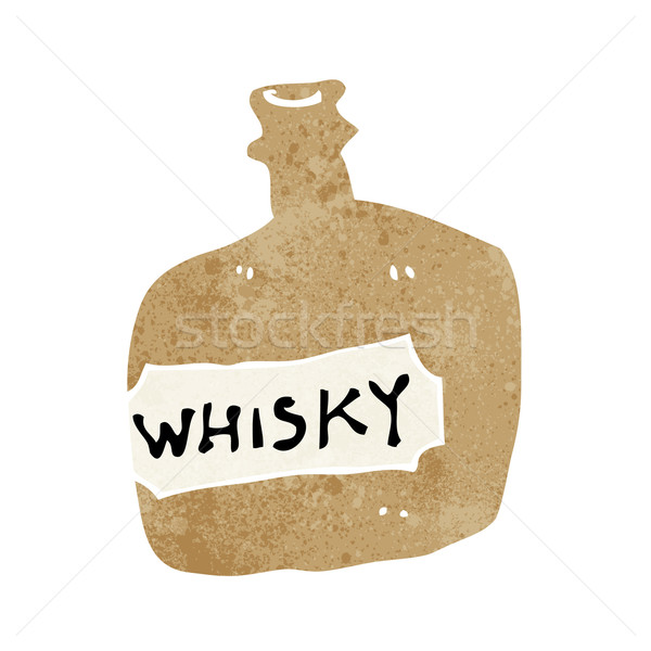 Cartoon whisky jar mano diseno loco Foto stock © lineartestpilot