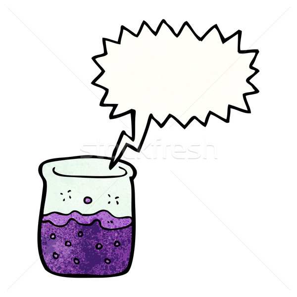 bubbling chemicals cartoon Stock photo © lineartestpilot
