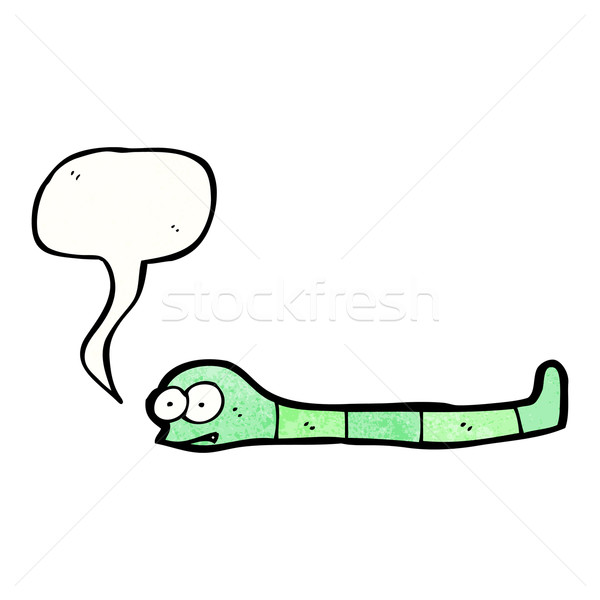 змеи Cartoon ретро рисунок Cute иллюстрация Сток-фото © lineartestpilot