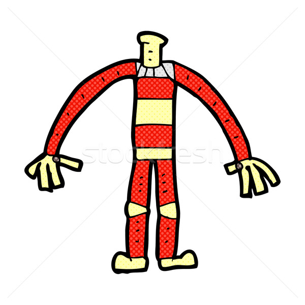 comic cartoon robot body (mix and match comic cartoons or add ow Stock photo © lineartestpilot