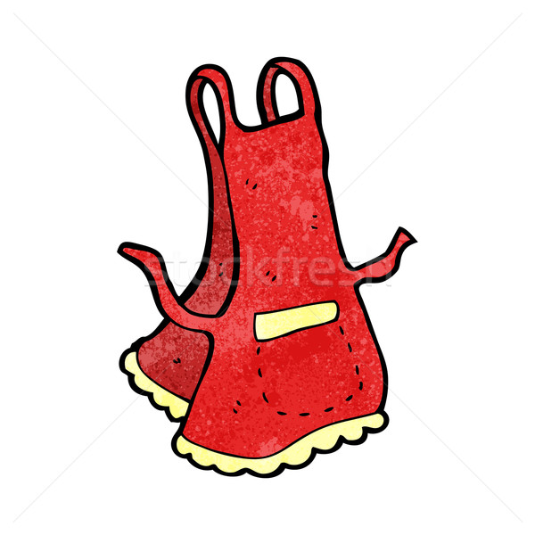 kitchen apron cartoon Stock photo © lineartestpilot