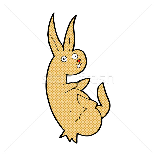 cue comic cartoon rabbit Stock photo © lineartestpilot